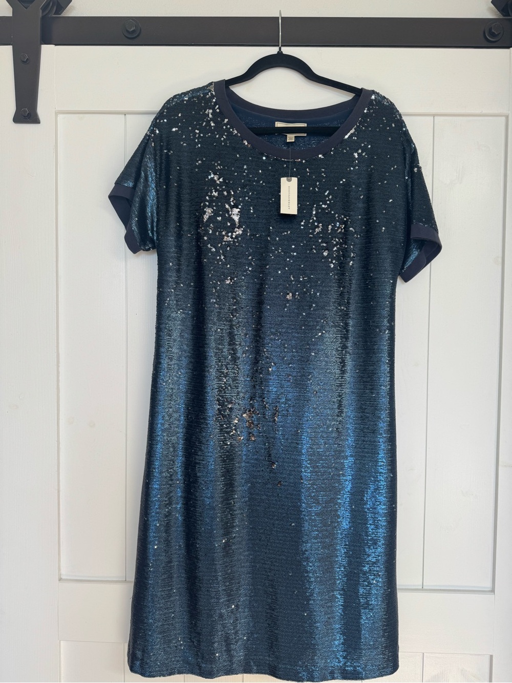 Moulinette Soeurs Blue Sequin Dress